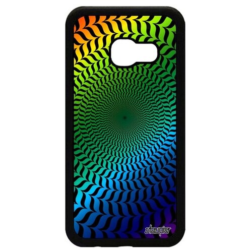 фото Чехол на смартфон // galaxy a3 2017 // "иллюзия круга" мираж геометрический, utaupia, цветной