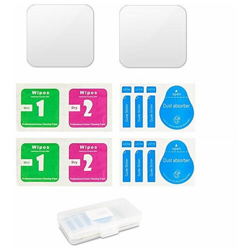 Стекло защитное на экран и линзу камеры Insta360 One R 4K (2 комплекта)