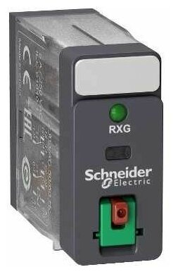 фото Промежуточное реле с 2-мя переключающими контактами 5А (~230В АС), LED Schneider Electric, RXG22P7