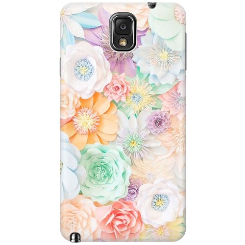 фото Силиконовый чехол на samsung galaxy note 3 / самсунг ноут 3 с принтом "цветочное многообразие" gosso