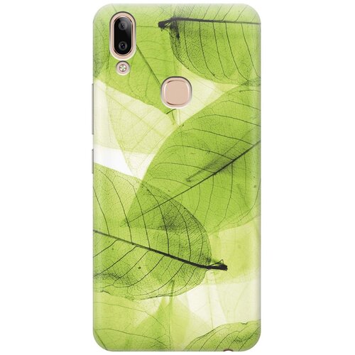 фото Gosso ультратонкий силиконовый чехол-накладка для vivo y85 / v9 с принтом "зеленые листья"
