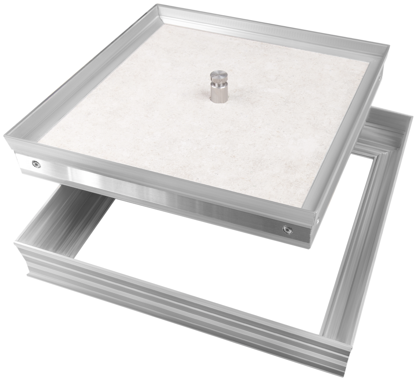 Люк напольный Лидер 600х600 заполняемый под плитку