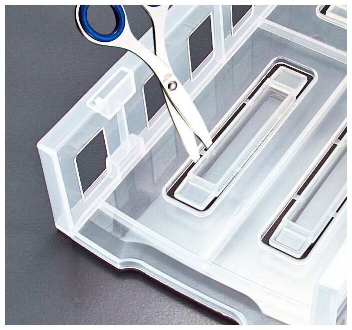 Органайзер составной Sanada, GI-0005, 25,4*18,9*5,9 см, 1 ярус база+лоток - фотография № 5