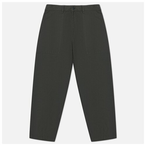 фото Мужские брюки edwin labour dart back sateen оливковый , размер xl