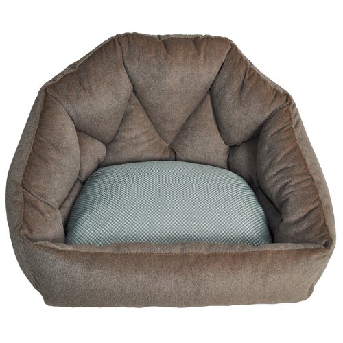 Лежак с рельефной спинкой 