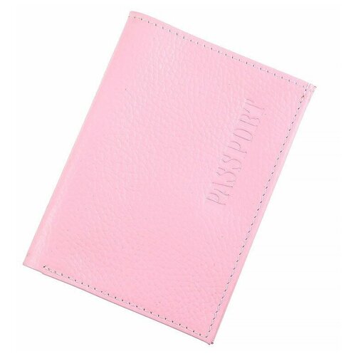 фото Обложка для паспорта из натуральной кожи, футляр на паспорт, чехол на удостоверение женский розовый cro-o-85-331 нет бренда