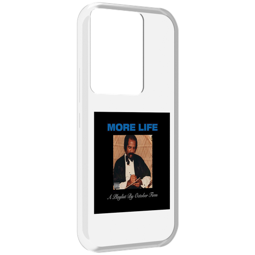 Чехол MyPads Drake - More Life для Itel Vision 3 Plus / Itel P38 Pro задняя-панель-накладка-бампер