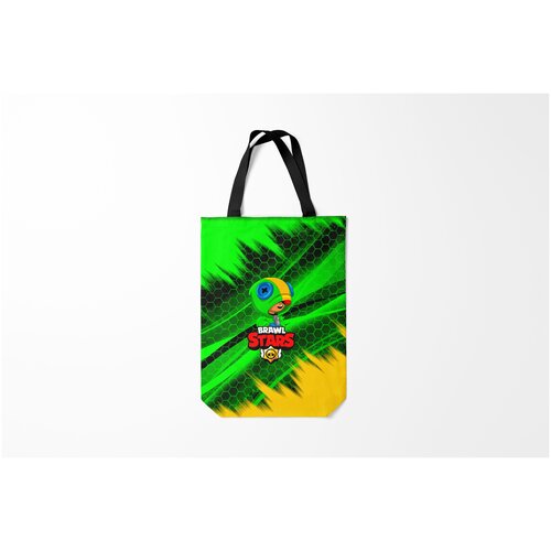 фото Сумка-шоппер / 31х42 см / геймерам / brawl stars leon burnettie