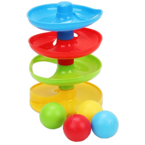 Развивающая игрушка Huggeland Башня с шариками