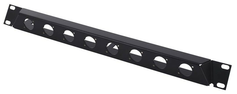 Neutrik NZP1RU-8 рэковая панель высотой 1U для установки, 8 разъемов