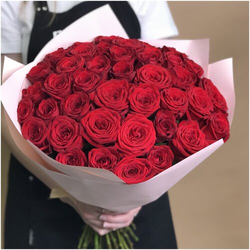 Букет из 41 красной розы (50 см).