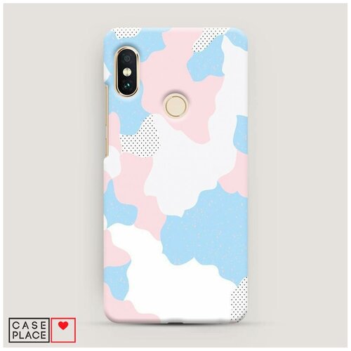 фото Чехол пластиковый xiaomi redmi note 5/note 5 pro пастельный камуфляж case place