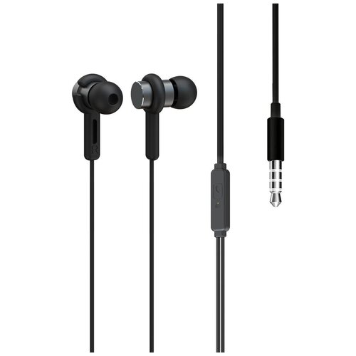 Наушники внутриканальные Earldom ET-E57 микрофон кнопка ответа кабель 12м цвет чёрный 62800₽