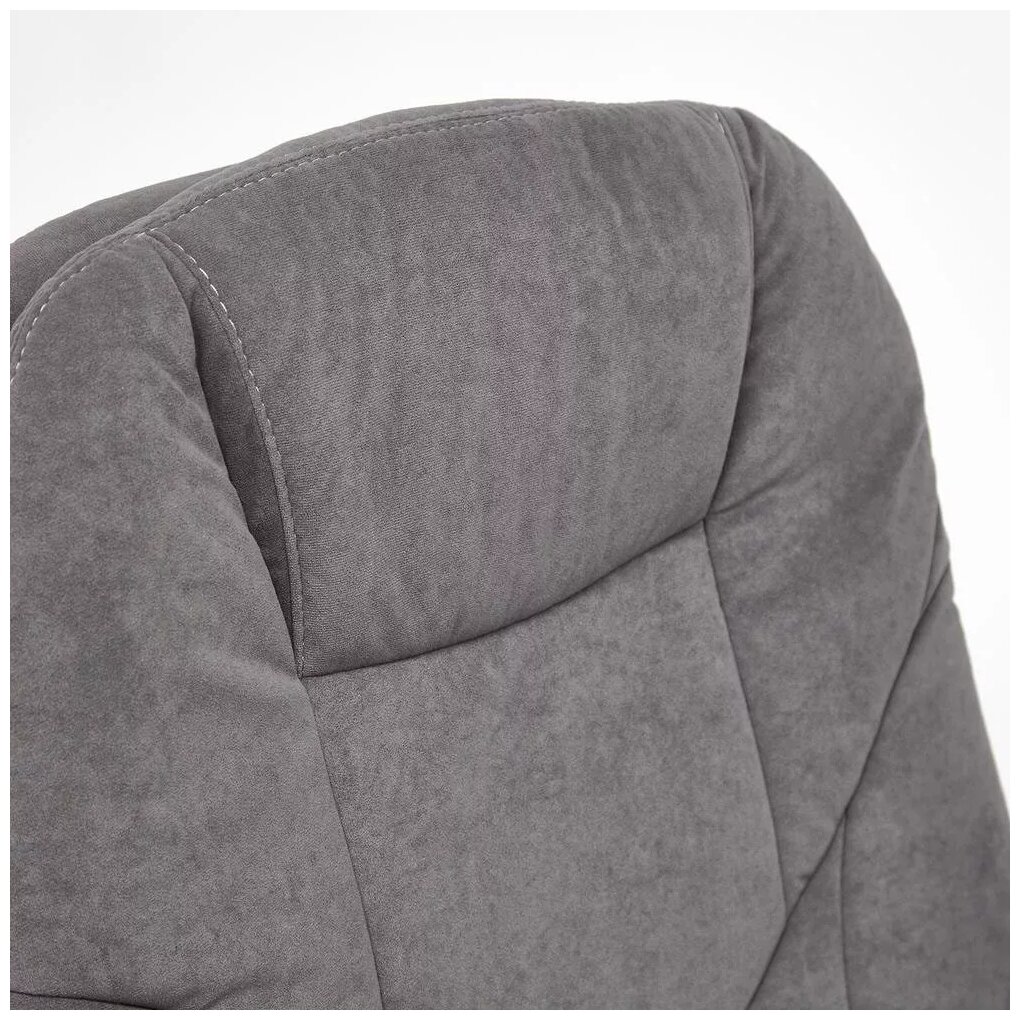 Кресло SOFTY LUX, флок , серый, 29 - фотография № 10
