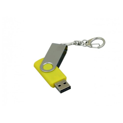 Флешка для нанесения Квебек (128 Гб / GB USB 2.0 Желтый/Yellow 030)