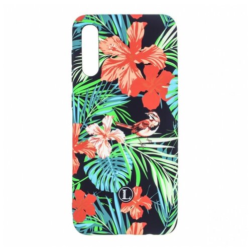 фото Силиконовый чехол luxo creative для samsung a505 galaxy a50 / a307 galaxy a30s / a507 galaxy a50s, принт: листья