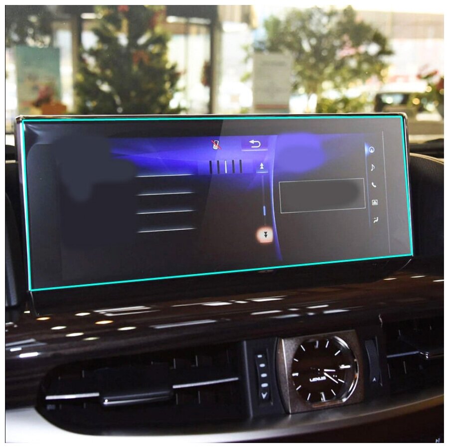 Стекло защитное MejiGlass для монитора Lexus LX от 2016 г. в.