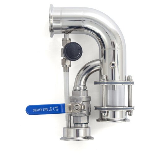 Узел отбора по пару и жидкости с диоптром Wein 6 PRO Вейн 6 про на 2 дюйма для самогонного аппарата 599000₽