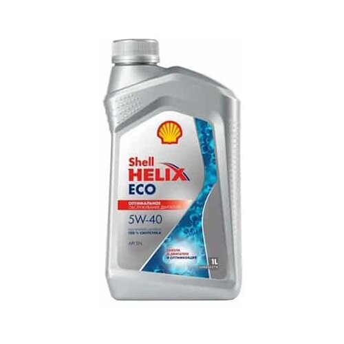 фото Синтетическое моторное масло shell helix eco 5w-40, 1 л