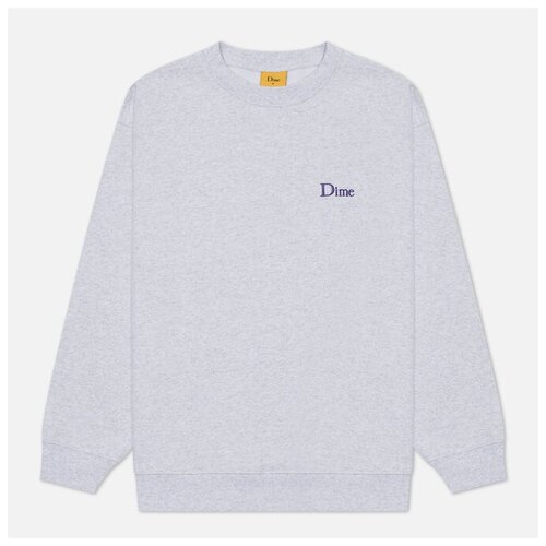 Мужская толстовка Dime Dime Classic Small Logo Crew Neck серый, Размер XL