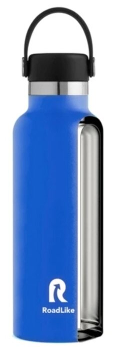 Термобутылка RoadLike Flask 600мл, синий - фотография № 2