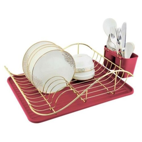 Кухонная принадлежность Backman BM-0812 VIOLA красная Сушилка для посуды 2269₽