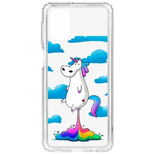 фото Чехол на samsung galaxy m31s kruche print flying unicorn / чехол для samsung / чехол с рисунком / чехол с принтом / чехол для самсунг / чехол для самсунг / бампер на гелакси / чехол накладка для гэлэкси / противоударная накладка для samsung galaxy / защита для galaxy / защита на samsung / cиликоновый чехол для samaung galaxy / пластиковый чехол на самсунг / защитный чехол для самсунг / чехольчик / защита телефона / ударопрочный чехол / галакси кruче,kruche