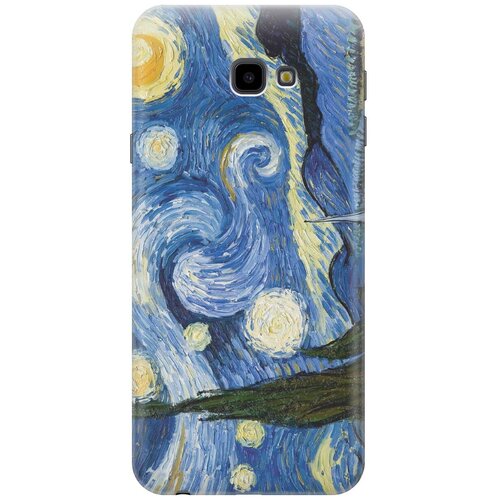 фото Силиконовый чехол на samsung galaxy j4+ / самсунг джей 4 плюс с принтом "звездная ночь" gosso