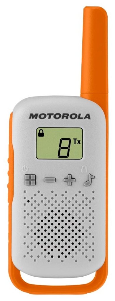 Комплект раций Motorola Talkabout T42 QUAD 16кан. до 4км компл.:4шт AAA белый/оранжевый/голубой (MT2 - фото №11