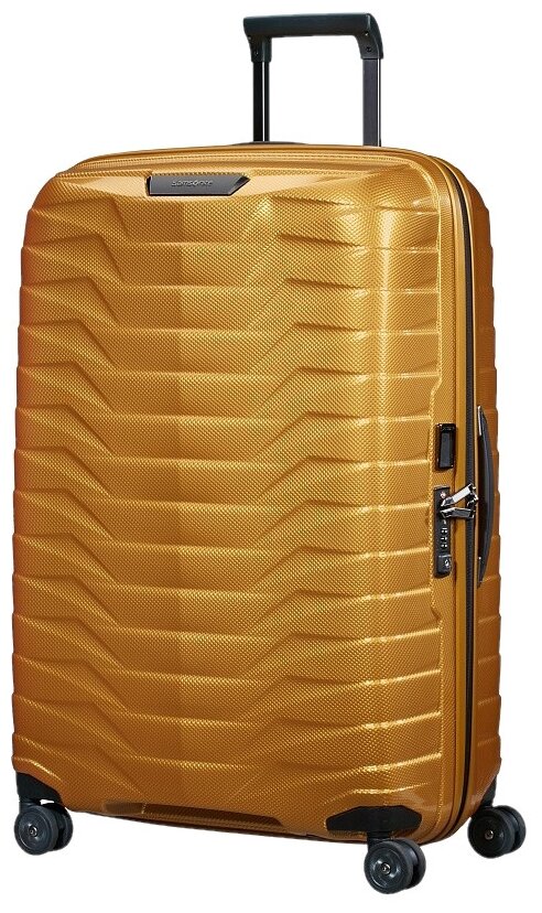 Чемодан Samsonite, 98 л, размер L, золотой