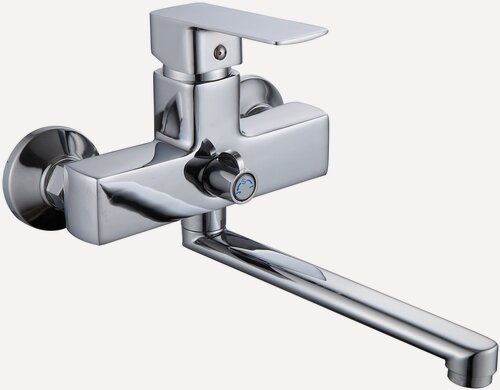 Изображение товара Смеситель для ванны Ammore A4701-1, нержавеющая сталь, аэратор, хромированное покрытие