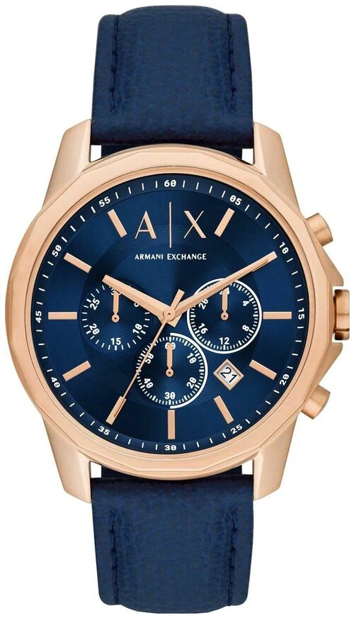 Наручные часы Armani Exchange Banks AX1723, золотой, синий