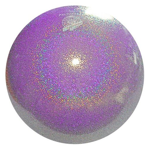 фото Pastorelli мяч гимнастический pastorelli new generation glitter, 18 см, fig, цвет светло-сиреневый hv