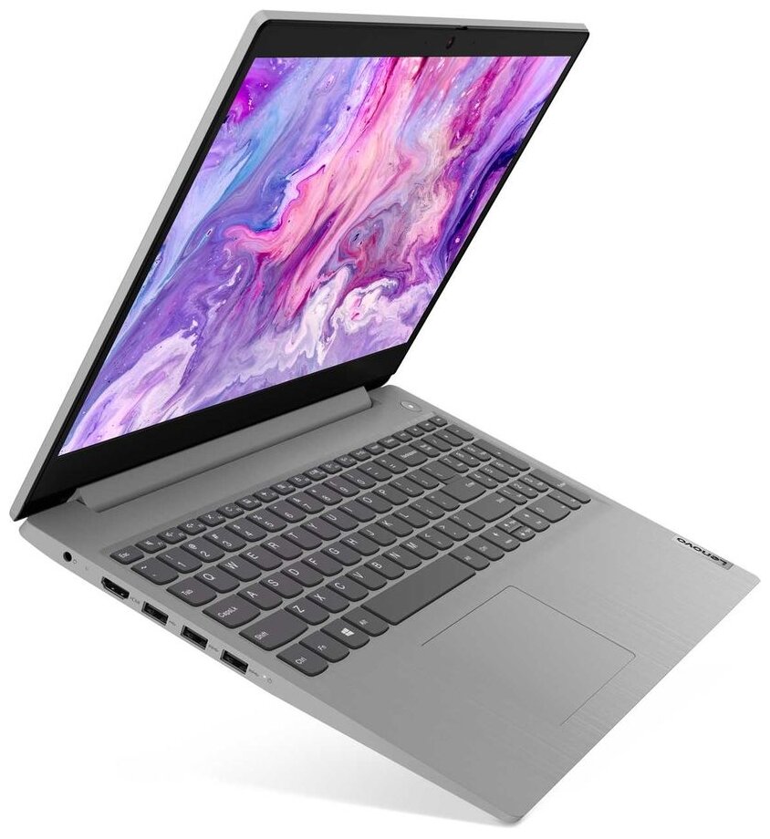 Ноутбук LENOVO IdeaPad 3 15ITL05 156 серый 81X800BYRU
