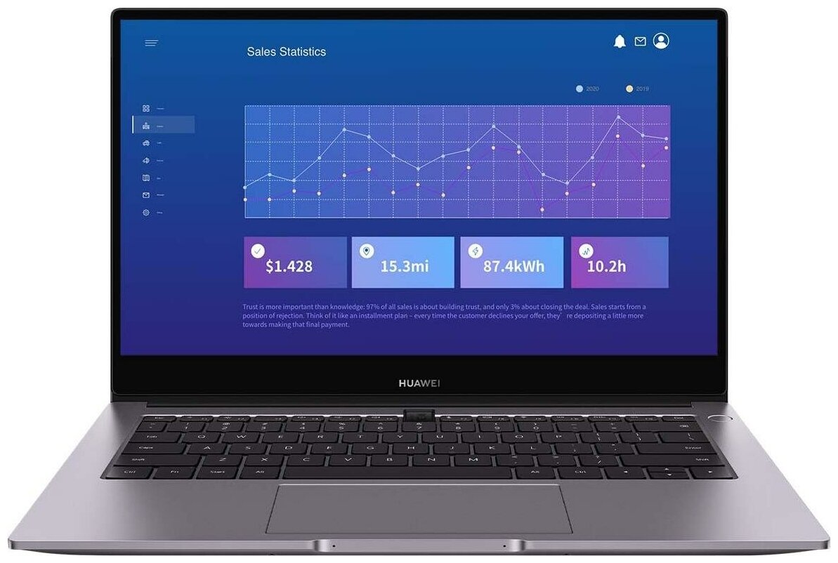 Ноутбук Huawei MateBook B3-520 53012KFG