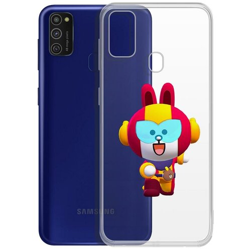 фото Чехол-накладка clear case brawl stars-кони макс для samsung galaxy m21/m30s (m215/m307) krutoff group