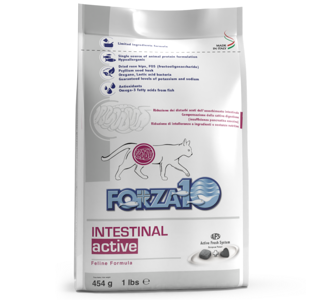 Корм сухой Forza 10 Cat Intestinal Active ,полнорационный диетический корм с рыбой для кошек с проблемами ЖКТ- 0,454 гр - фотография № 7