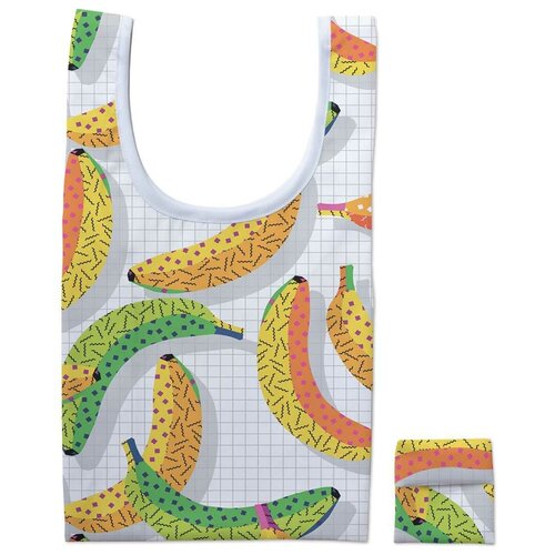 фото Легкая сумка багги joyarty "банановое раздолье", 41х25 см