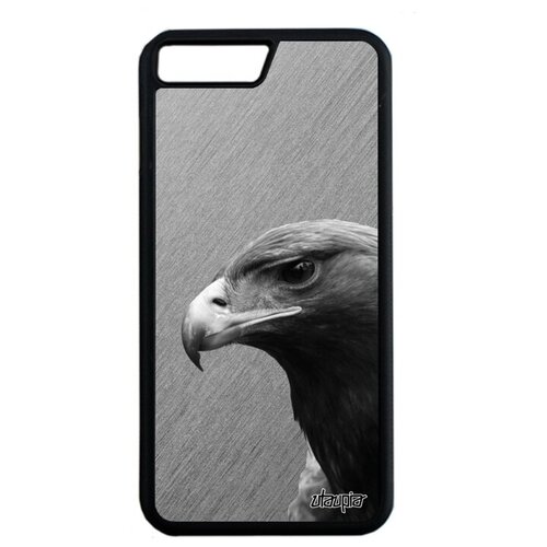 фото Противоударный чехол на смартфон // apple iphone 8 plus // "орел" беркут птица, utaupia, серый