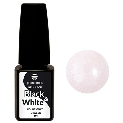 Planet nails Гель-лак Black&White, 8 мл, 441