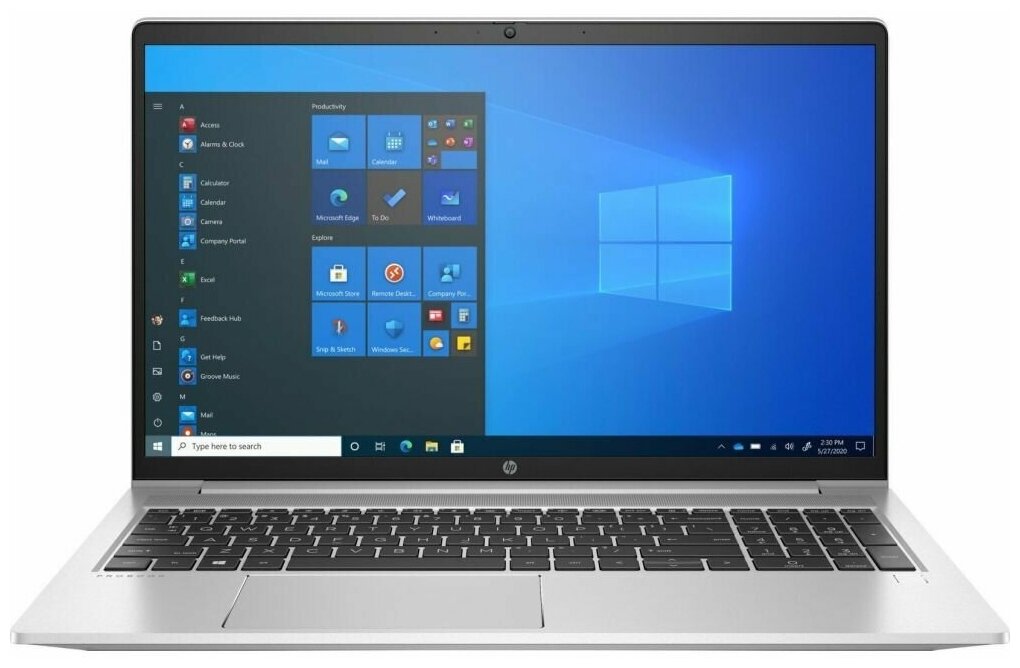 Ноутбук HP ProBook 455 G8 Ryzen 5 5600U 16Gb SSD512Gb AMD Radeon 156 IPS UWVA FHD 1920x1080 Windows 10 Professional 64 silver WiFi BT Cam