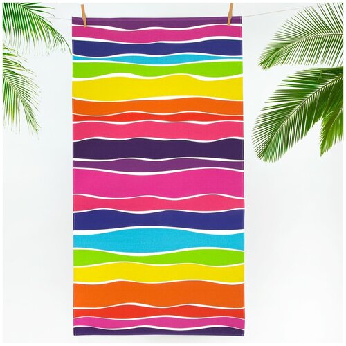 Вафельное полотенце Спектр, 80х150, Арт Дизайн