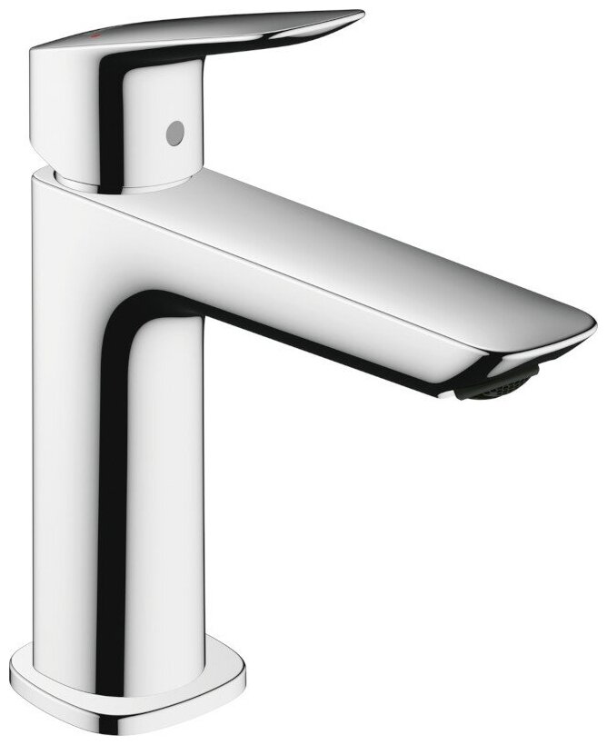 Смеситель для раковины 110 Hansgrohe Logis Fine 71253000 без донного клапана