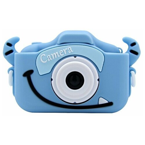 Детский фотоаппарат Kids Camera Коровка (голубой)