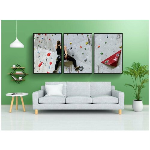 фото Набор модулных постеров для интерьера "мойки, спорт, представление" 60x90 см. в тубусе, без рамки lotsprints