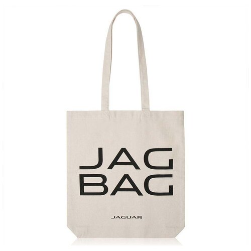 Сумка тканевая Jaguar Canvas Tote Bag, White