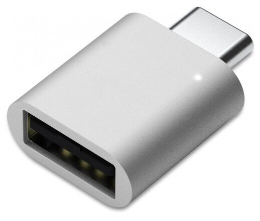 Адаптер Ks-is USB 3.0 Female в USB-C Male (KS-388S) серебристый