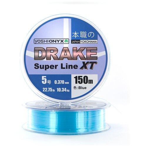 леска yoshi onyx drake fluoro 100m 0 14 natural Леска Yoshi Onyx Drake Superline XT 150M 0.261mm Blue