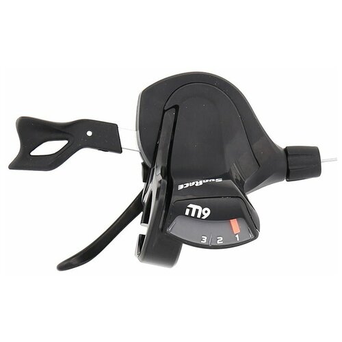 Манетка велосипедная SunRace Dual Lever Trigger M930 Left, 3/2S, Cable 1700mm, DLM930.LL00.0S1