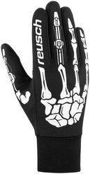 Перчатки Горнолыжные Reusch 2021-22 Ashton Touch-Tec Junior Black/White X-Ray (Inch (Дюйм):5)